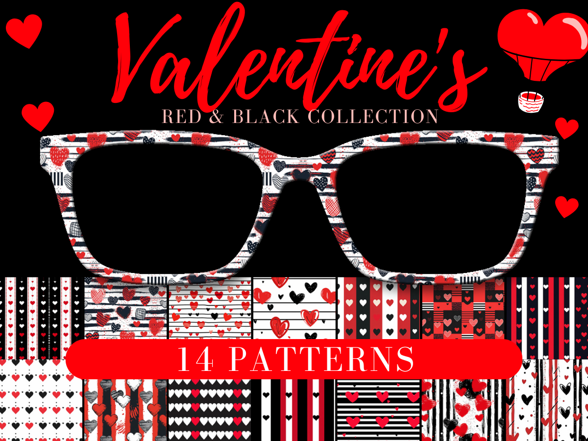 Valentines Day Red and Black Collection