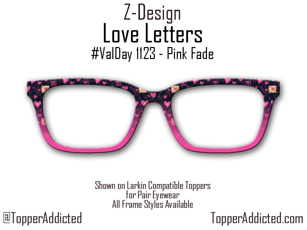 Love Letters Eyewear Topper – Hearts & Envelopes for Pair Eyewear