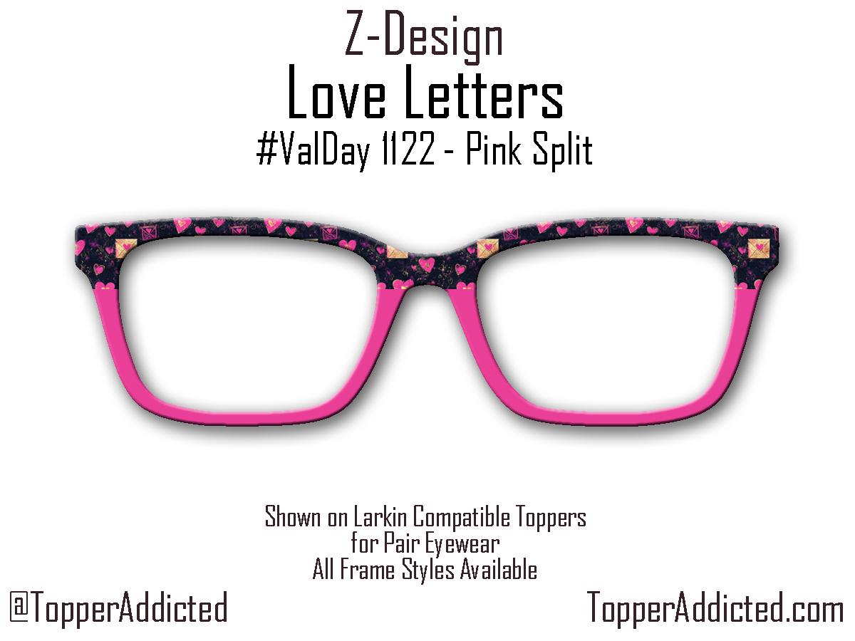 Love Letters Eyewear Topper – Hearts & Envelopes for Pair Eyewear