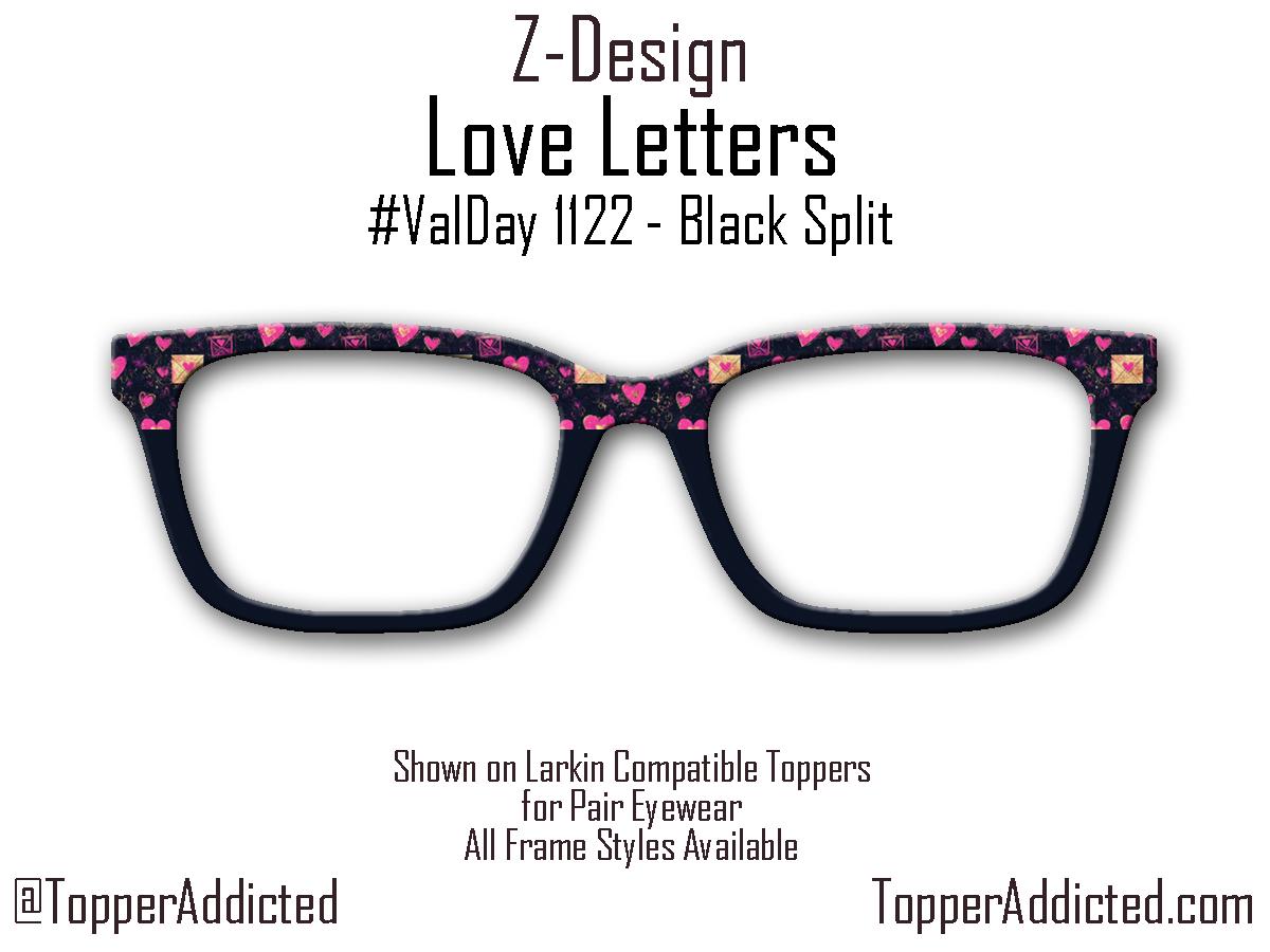 Love Letters Eyewear Topper – Hearts & Envelopes for Pair Eyewear