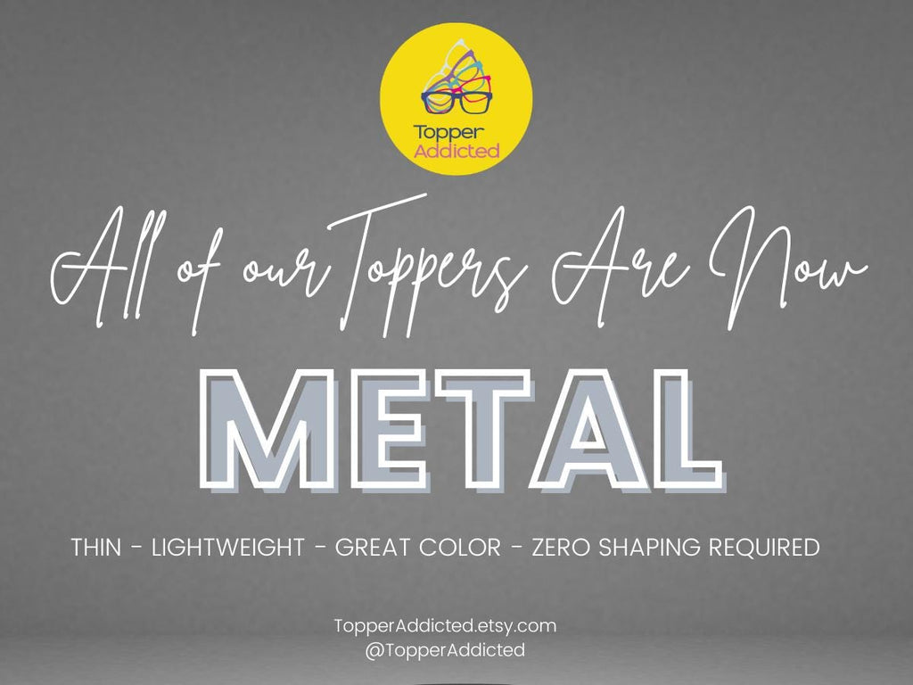 2025's Trending Summer Colors Collection – Magnetic Metal Toppers for Pair Eyewear | Custom Fades & Splits Available - Daily Wear Toppers