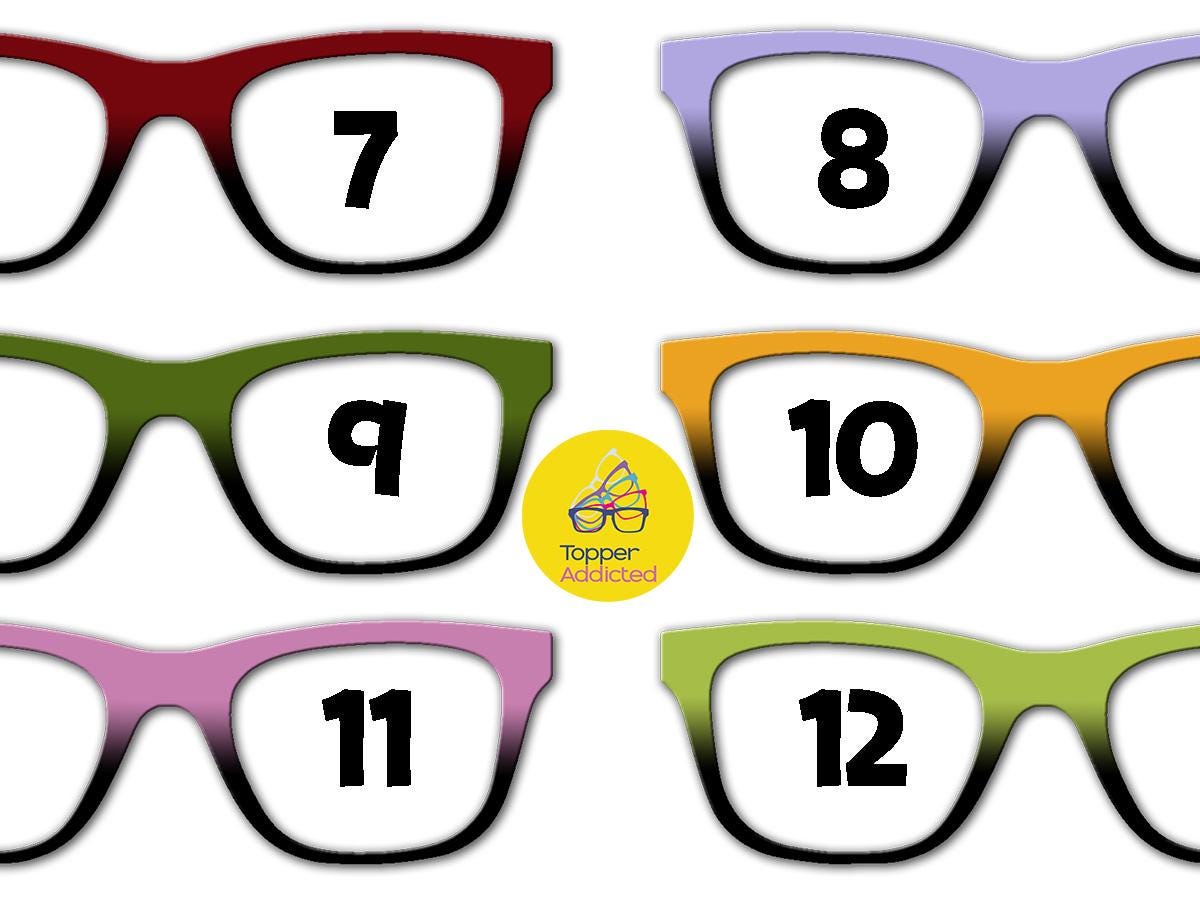 2025's Trending Summer Colors Collection – Magnetic Metal Toppers for Pair Eyewear | Custom Fades & Splits Available - Daily Wear Toppers
