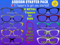 Addison Pair Eyewear Compatible - Top Frames for with Pair Glasses - 11 Topper Collection - bundle priced