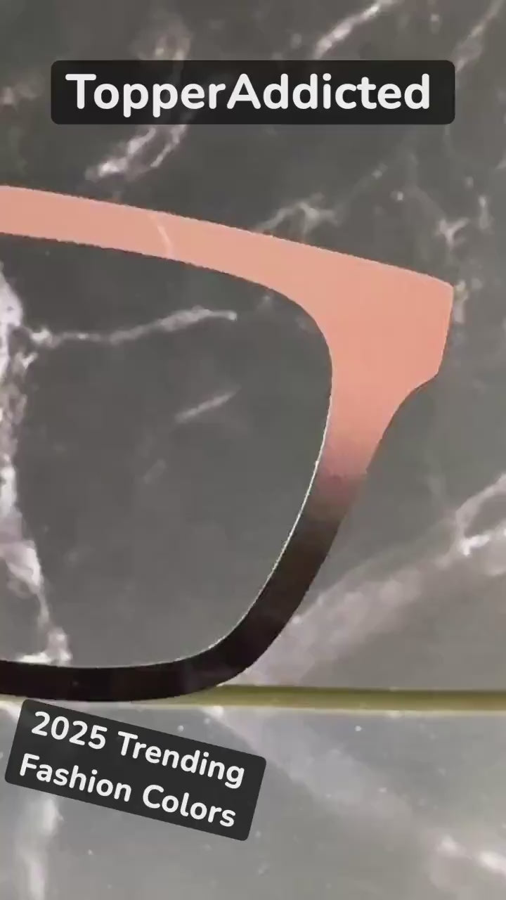 2025's Trending Summer Colors Collection – Magnetic Metal Toppers for Pair Eyewear | Custom Fades & Splits Available - Daily Wear Toppers
