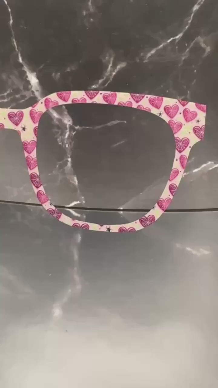 Halloween Spider Heart Eyewear Topper | For Pair Eyewear Frames